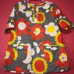 Floral long toddlers shirt